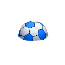 Резиновая малая форма "Футбольный мяч"